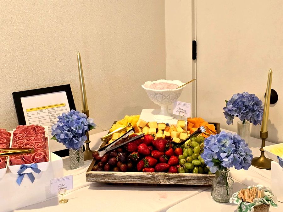 Spicy Sisters Sweets catering spread